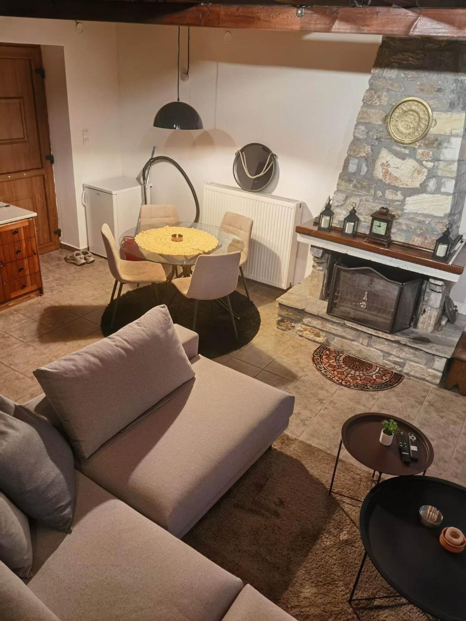 Traditional Stone Cottage In Palio Elatohori Εξωτερικό φωτογραφία