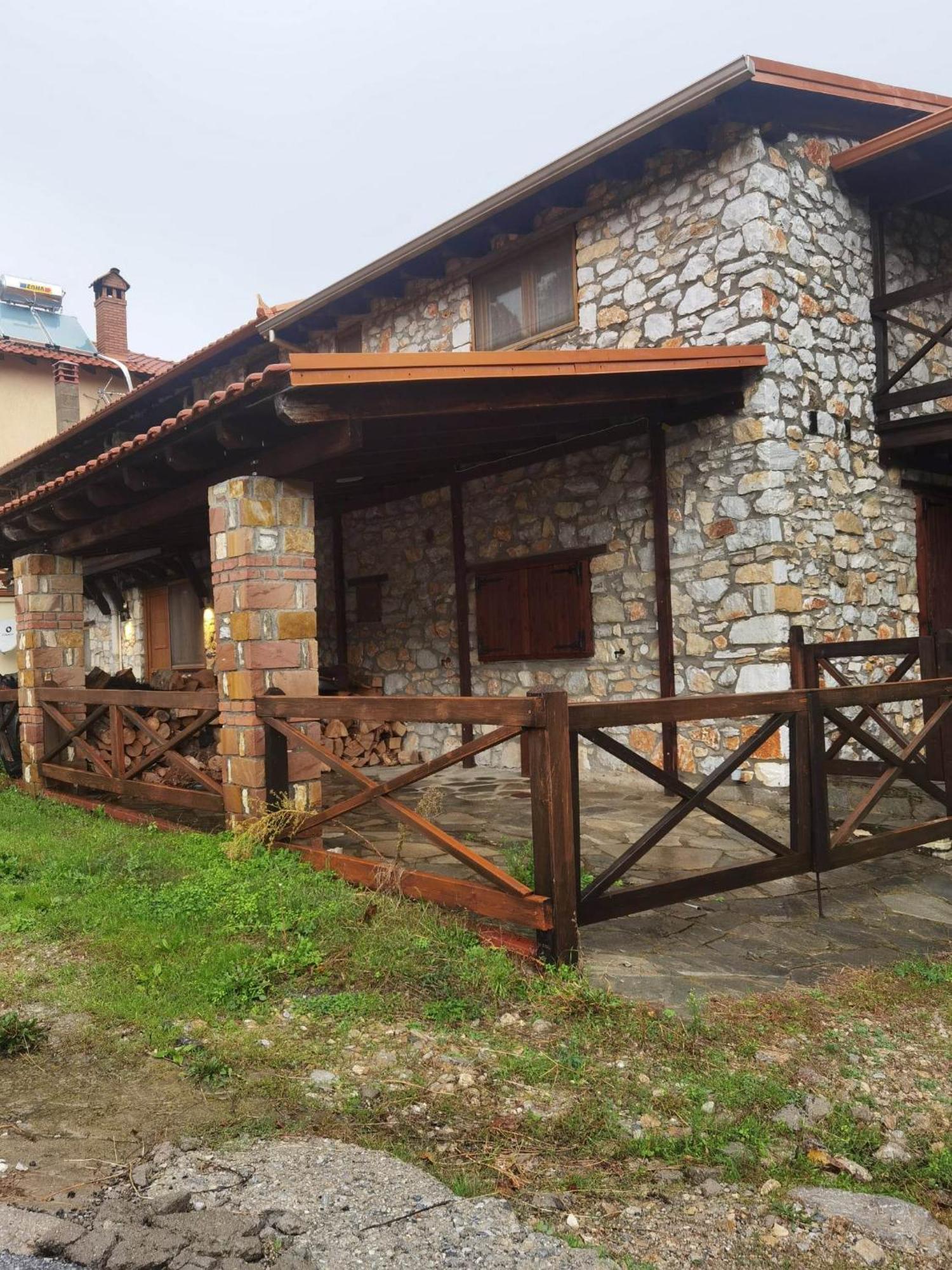 Traditional Stone Cottage In Palio Elatohori Εξωτερικό φωτογραφία