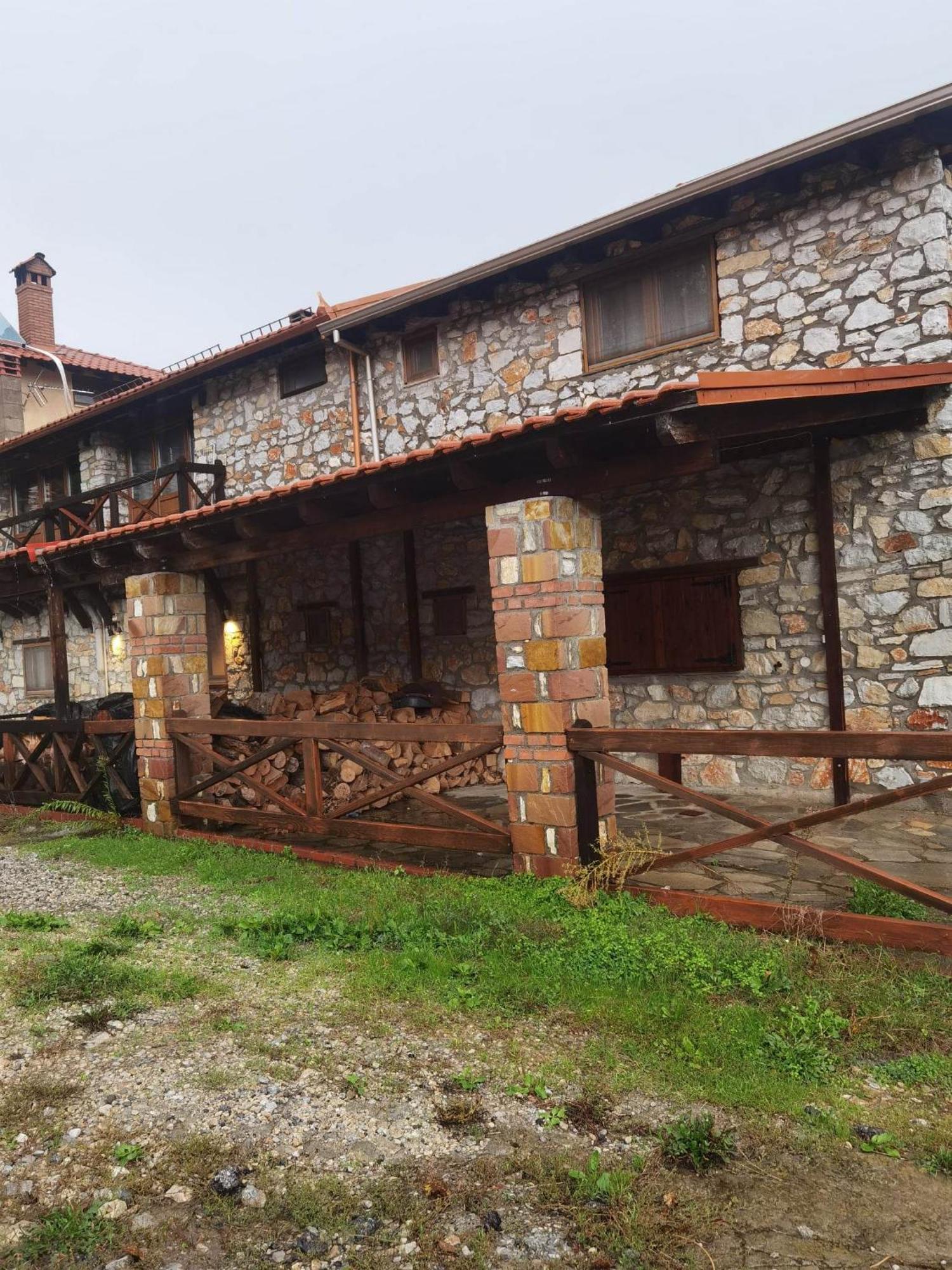Traditional Stone Cottage In Palio Elatohori Εξωτερικό φωτογραφία